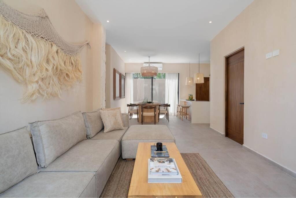 Lujoso Departamento Boho-Chic Con Alberca Privada Apartment Tulum Exterior photo