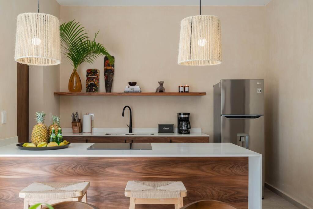 Lujoso Departamento Boho-Chic Con Alberca Privada Apartment Tulum Exterior photo