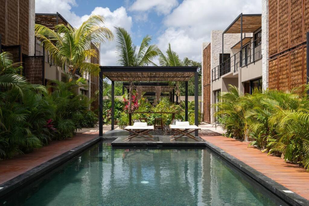 Lujoso Departamento Boho-Chic Con Alberca Privada Apartment Tulum Exterior photo
