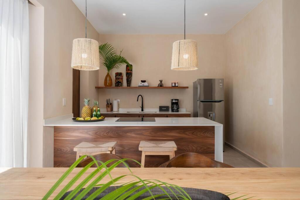 Lujoso Departamento Boho-Chic Con Alberca Privada Apartment Tulum Exterior photo
